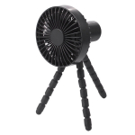Lambid &ndash; ventilaatorid-v&auml;ike ventilaator kaasaskantav jalutusk&auml;ru ventilaator USB laadimine statiiv matkamine pihuarvuti lauaarvuti ventilaator-must