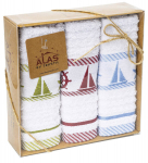 Alas puuvillaste k&ouml;&ouml;gir&auml;tikute komplekt Kraft, 30x50cm, 3 tk