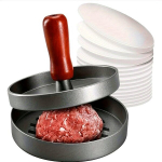 Lihtne Vabastus Mittekleepuv Burgerivorm 100 Vahapaberiga - Ideaalseks BBQ Grillimiseks.