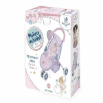Nukkevaunu - DE CUEVAS TOYS - Gala - 56 cm - Nukke mukana - K&auml;&auml;ntyv&auml;t py&ouml;r&auml;t