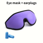 L&otilde;plik une mask ja k&otilde;rvatropid komplekt - hingav, valgust blokeeriv, reguleeritav reisimiseks. , One size