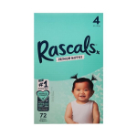 M&auml;hkmep&uuml;ksid Rascal and Friends, suurus 4 (10-15 kg), 72 tk.