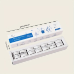 Kaasaskantav mini moksa komplekt - 7-p&auml;evane kodukasutus, suitsuvaba ja magnetiline l&otilde;&otilde;gastuskarp. , Atnaujintas modelis Micro-smoke Chen Ai Small Hanging Moxibustion 7vnt