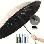 Elegantne Automaatne Vihmavari , 16k32bones D Žalia