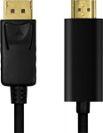 Logilink displayPort HDMI kaabel 3 m