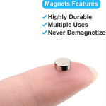 10/30tk V&auml;ike Magnet, 5x2 Mm, Labori/teadus/t&ouml;&ouml;stus/t&ouml;&ouml;riista Ladustamine