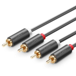 Kaabel Ugreen stereo 2RCA audio video Cinch, 2m (10518)