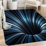 1tk 3D Vortexi Vaip, Retro Triibuline Vaip, Muster Vaip., 79,76*119,89 cm