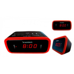 Raadiokell - SUNSTECH - FM-raadio mudel - Kahe alarmiga - Varupatarei - Integreeritud kell