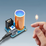 Tesla m&auml;his, DC12V Mini Elektriline Tesla m&auml;his, LED S&auml;deme Mooduli Komplekt Elektroniline DIY Komplekt