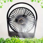 Lauaventilaator USB, Juoda