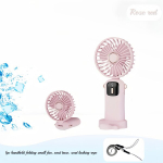 Kaasaskantav ventilaator, rožinis