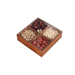 puidust kommikauss, 4 grotelės (24 * 24 cm)