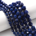 Helmed Lapis Lazuli, 10mm(0,39) 36vnt Karoliukai