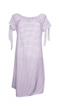 Naiste kleit Kinga Midi, valge, 4XL