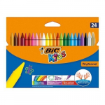 V&auml;rvilised vahakriidid BIC WAX CRAYON 24 v&auml;rvi komplekt 8297721
