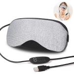 &Otilde;endustarbed,Kaasaskantav silmamask | USB-soojendusega aur + korduvkasutatavad j&auml;&auml;geelid magamise ja silmade turse jaoks, hall