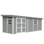 PREMIUM kvaliteetne aiakuur Timbela - M941B, 14,3 m&sup2; - A231x248x648 cm - Ilma p&otilde;randa ja k&uuml;lgseinata - CAVERN STEEL v&auml;rvikomplektiga