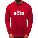 Burgundia v&auml;rvi boss kampsun, L