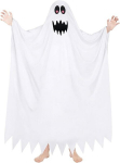 Kummitus Halloween kost&uuml;&uuml;m lastele valge Suurus M 115-130 cm