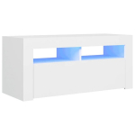 telerikapp，telerialus LED-tuledega, valge, 90 x 35 x 40 cm CFE89100