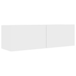 telerikapp，telerialus, valge, 100 x 30 x 30 cm, tehispuit CFE98165
