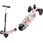 Kolmerattaline t&otilde;ukeratas LED ratastega Graffiti Litery