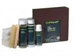 Nahast autosalongi puhastusvahendite komplekt Coralux 3 in 1