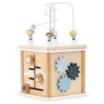 Puidust &otilde;ppekuubik koos lukustusega - kujusorteerija