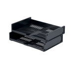 Dokumendisahtel Durable A4 pikem k&uuml;lg avatud matt must /6