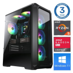 Arvuti INTOP Ryzen 5 5500 16GB 500SSD M.2 NVME RX580 8GB WIN11