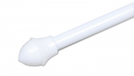 Kafe v&auml;ljat&otilde;mmatav karniis, 55&ndash;85 cm, valge