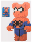 3D -konstruktor Ritch Man Spider Happy People, 1420-osaline