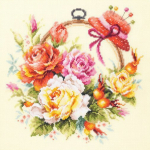 Tikkimiskomplekt Magic Needle "Roses for Needlewoman" 100-122