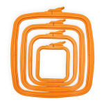 Nurge ruut (ristk&uuml;likukujuline) tikkimisr&otilde;ngad. 14,5*16,5 cm (oranž) Nurge170-12OR