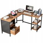 NURGAS ARVUTILAUA RUSTIKAALNE SUUR T&Ouml;&Ouml;STUSLIK TUMEPRUUN