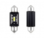 LED Canbus 1 SMD UltraBright 1860 Festoon 36mm Valge 12V / 24V auto pirnid 2 tk.