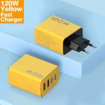 Adapter 4in1 120W, USB seinalaadija, 2x USB-C, 2x USB