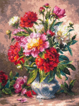 Tikkimiskomplekt Magic Needle "Peonies" 40-69