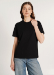 Puuvillane T-s&auml;rk T-SHIRT BASIC NECK 4815/010 Giulia, v&auml;rv black