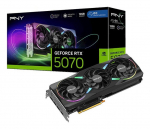 Videokaart PNY GeForce RTX 5070 EPIC-X RGB OC 12 GB GDDR7 7680 x 4320, Juodas