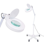 Eraldiseisev lamp suurendusklaasiga, Must