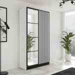 Riidekapp Eden SZ2DE III, valge