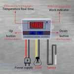 Nutikaelektroonika Temperatuurikontroller LCD-ga