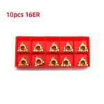 10tk/20tk 16ER AG60/16IR AG60 CNC Treipingi Keeratav Karbiidtera, AG16 16ER