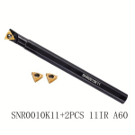 Karbiid Treipingi T&ouml;&ouml;riistakomplekt, 10mm Vars, T-soon T&ouml;&ouml;riistahoidikuga., SNR0010K11+2PCS 11IR A60