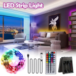 RGB LED valgusriba kaugjuhtimispuldiga, 16,40 FT / 196,85 colio / 5M