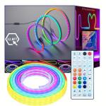 RGBIC Neonpaelte Traatkujundid, 5 m