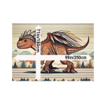 Luksuslik Dinosauruste Muster Vaip, 71 * 99 colių / 180 * 250 cm