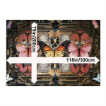 Luksuslik Vintage Liblikavaip, 79 * 118 colių / 200 * 300 cm